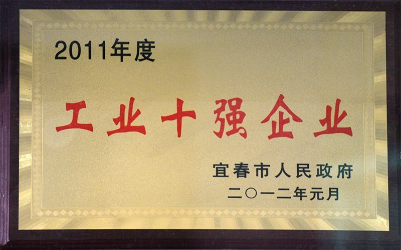 工業(yè)十強(qiáng)企業(yè)
